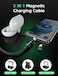 Magnetic Charging Cable, Charging 3 in 1 Magnetic Phone, 540 Degree USB for Type C/Micro USB/i Products Nylon Braided Type-C Data Cord