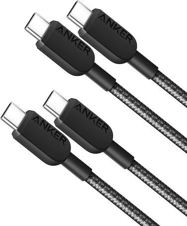 , Type C Fast Charging Cord (3FT,2 Pack) for iPhone 17/17 Pro/17 Air /17 Pro Max, 16/15/14 Series, iPad, MacBook Pro/Air, Samsung, Huawei, Xiaomi, Vivo, Oppo(USB 2.0, Black)