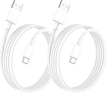 USB to type C Fast Charging Cable, 3 Metres USB A to USB C Charging Cord Compatible with iPhone 16 15/Plus/Pro Max Type C Cord, for iPad Pro 12.9/11, Air 5th/4th Gen (1 Pack)