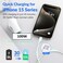 Type C to Type C Cable 2M &ndash; 100W PD Fast Charging, Braided Type C Cord for iPhone 15/16 Pro/Plus/Pro Max, MacBook Pro/Air, iPad Mini/Pro, Samsung Galaxy S24/S23/S22 Ultra