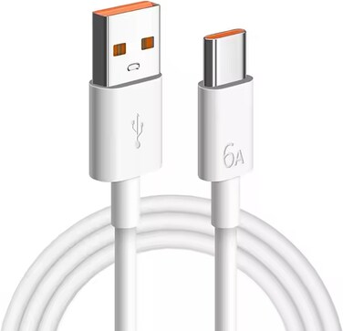 Type C Cable 1M USB C Cable Fast Charging USB Cord Charger Wire for Samsung Galaxy S24, M13, Pixel 8, Redmi Note, Huawei, PS5, Xiaomi, Vivo, Oppo, Realme