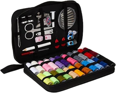 98Pcs Sewing Kit Bundle Mini Travel Accessories Tools for Beginners, Emergency Needs