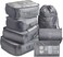 Packing Cubes 7 Pieces, Grey, One Size