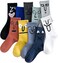 Funny socks Emoji Novelty Cute Cool Colorful Cotton socks for Women and Men Cozy Gifts,10 pairs set - One Size