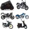 Waterproof Motorbike Cover/Motorcycle Covers for Outside Storage - Oxford Heavy Duty Heatproof Motorcycle Accessories Shed Anti Dust Rain