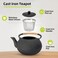 Japanese Tetsubin Cast Iron Teapot Tea Kettle pot with Stainless Steel Infuser for Stovetop Safe Coated with Enameled Interior