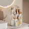 2 Tier Lazy Susan Turntable Organizer 9.25'' Rotating Spice Rack Organization for Cabinet, Kitchen Pantry Organizer, Countertop, Spining Makeup Organizer for Bathroom Vanity, Clear