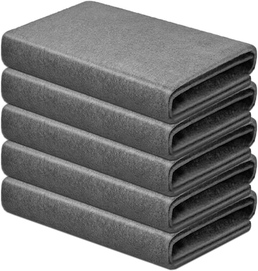 Magic Cleaning Cloth, 5 Pieces Microfiber Cleaning Cloth, 30 cm x 30 cm Thick Magic Cleaning Cloth, Microfiber Towels, Cleaning Cloths for Kitchen, Glass, Window, Car