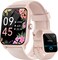 Smart Watch for Women Android &amp; iPhone, Alexa Built-in [1.8&quot; HD Screen] IP68 Waterproof Fitness Watch with Bluetooth Call (Answer/Make), Heart Rate/Sleep/SpO2 Monitor
