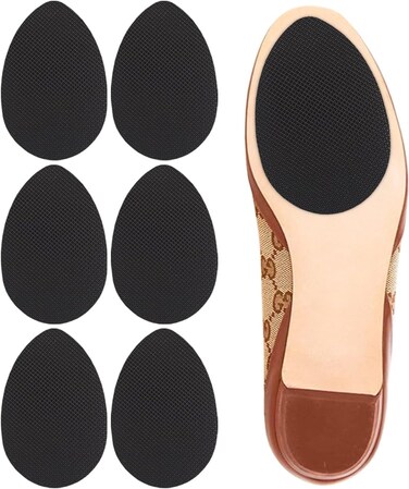 Non-Slip Pads Adhesive Shoe Sole Protectors High Heels Grips 3 Pairs