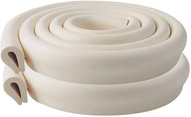 Baby Protector，2M * 2 Sets Edge Protectors, Thicken Soft Protective Non-Toxic Edge Corner Guard for Baby, Kids and Child (Milky White)