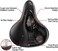Comfortable Seat Cushion for Men Women with Dual Shock Absorbing Ball Memory Foam Waterproof Wide Bicycle Saddle Fit for Stationary