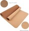 Dual-Sided Desk Pad, Natural Cork &amp; PU Leather Large Mouse mats for Office and Home Work, Desk Protector Non-Slip, Waterproof, Easy Clean (Brown, 32&quot;x16&quot;)