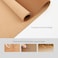 Dual-Sided Desk Pad, Natural Cork &amp; PU Leather Large Mouse mats for Office and Home Work, Desk Protector Non-Slip, Waterproof, Easy Clean (Brown, 32&quot;x16&quot;)