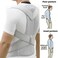 Postural Belt Correction Belt, Shoulder Corrector Posture Corrector Invisible Orthopedic Corset Straight Back Support and Shoulder Straightener Elastic Band(L)