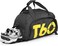 Sports Travel Gym Bag with Wet Pocket &amp; Shoes Compartment for Men and Women (Black-Yellow)