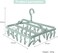 32 Pcs Foldable Laundry Hanger Clip Drying Rack Sock Dryer,Plastic Portable Bathroom Folding Telescopic Clothes Hangers Socks Underwear Drying Racks