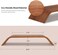 Wooden Computer Monitor Stand Riser, Solid Wood Desktop Stands for Laptop Computer/TV/PC/Printers (Walnut Color)