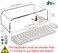 Radiotronics Premium Acrylic Monitor Stand - Clear Monitor Riser for Laptop/PC/Multimedia - Home Office School Business Holder