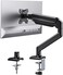 Radiotronics Desk Monitor Riser Monitor Arm for 17-23'' Monitor, Aluminum Alloy Desk Adjustable Monitor Arm Mount, 10kg Loading Capacity, Flexible Tilting & Height Adjustment
