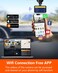 4K Ultra HD Front Camera+2K Rear Cameras, 5G WiFi - Fastest Download speeds app, Support iOS Android,WDR Night Vision, Car Camera with 3" IPS Screen