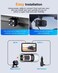 4K Ultra HD Front Camera+2K Rear Cameras, 5G WiFi - Fastest Download speeds app, Support iOS Android,WDR Night Vision, Car Camera with 3" IPS Screen