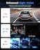360 View 4 Channel Dash Cam Front and Rear Left Right Inside Camera for Cars, GPS and 5G Band WiFi, Night Vision, 160 Wide Angle, WDR, 24H Parking Mode