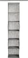 Radiotronics 6-Tier Hanging Closet Shelf Organizer With Pockets