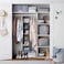 Radiotronics 6-Tier Hanging Closet Shelf Organizer With Pockets