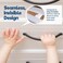 Radiotronics Upgraded Invisible Baby Proofing Cabinet Latch Locks (10 Pack) - No Drilling or Tools Required for Installation, Works with Most Cabinets and Drawers