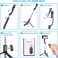 Radiotronics Selfie Stick, Extendable Selfie Stick Tripod with Wireless Remote and Tripod Stand, Portable, Lightweight, Compatible with iPhone 15 14 13 12 Pro Xs Max