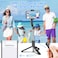 Radiotronics Selfie Stick, Extendable Selfie Stick Tripod with Wireless Remote and Tripod Stand, Portable, Lightweight, Compatible with iPhone 15 14 13 12 Pro Xs Max