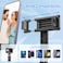 Radiotronics Selfie Stick, Extendable Selfie Stick Tripod with Wireless Remote and Tripod Stand, Portable, Lightweight, Compatible with iPhone 15 14 13 12 Pro Xs Max