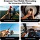 Magnetic Phone Holder, Stand for POV/Vlog Selfie Mount Hand Free Phone Neck Holder Chest Stand Strap Video Recording for iPhone 15 14 13 12 Android Phones (Grey)