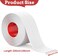 White Caulking Tape, 2 Rolls Self Adhesive Caulk Strip, Waterproof Sealant Tape for Kitchen, Bathroom, Shower, Bathtub, Toilet, Wall Floor, Countertop with Sealing Tool (126 x 1.5in)