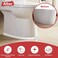 White Caulking Tape, 2 Rolls Self Adhesive Caulk Strip, Waterproof Sealant Tape for Kitchen, Bathroom, Shower, Bathtub, Toilet, Wall Floor, Countertop with Sealing Tool (126 x 1.5in)