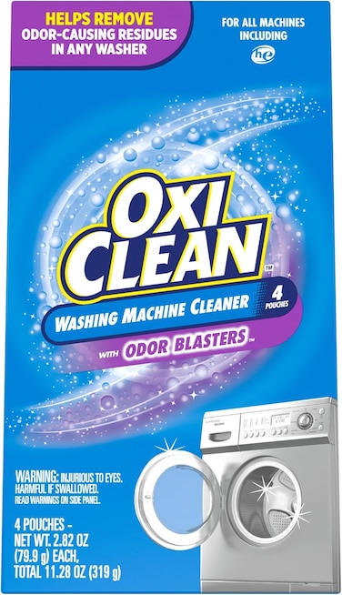 Radiotronics OxiClean Washing Machine Cleaner with Odor Blasters, 4 Count