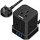 Radiotronics Cube Extension Lead with USB Slots, 5 Way Power Strip with 5 AC Outlet 4 USB (20W PD3.0 Fast Charger) 1 Switch, 2M Extension Cord, 3250W/13A, UK Power Strip for Desk Home Office Travel