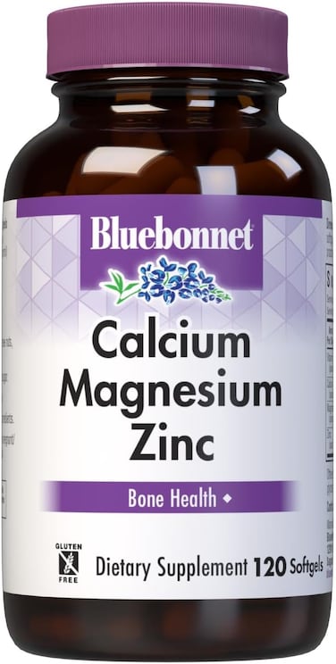Bluebonnet Nutrition Calcium Magnesium Zinc Softgels