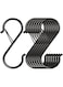 8 Pack S Hooks for Hanging, 3.5 inch Heavy Duty Metal S Hooks with Safety Buckle S Shaped Hooks Pot Rack/Closet Hooks for Hanging Plants, Clothes, Kitchen Utensil, Pots and Pans, Bags