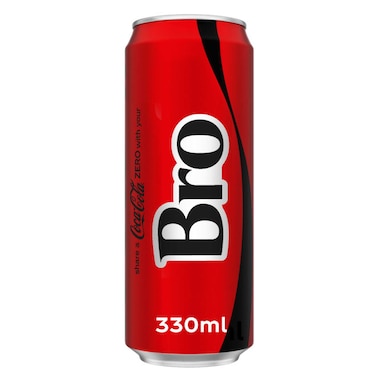 Coca-Cola Zero, 330ml Can, Zero Sugar and Zero Calories, Limited Edition