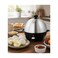 7 Egg Electric Boiler, 360W Automatic Egg Cooker with Poaching Dish, Measuring Cup and Indicator Light