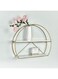 Danube Home Fidel Wall Shelf F, Gold - L60.5xW13xH45cm