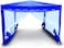 Yulan Outdoor Folding Gazebo Pop Up Gazebo Foldable with 4 Side net Walls Waterproof UV Protection 50+ Garden Gazebo Party Tent Garden Tent for Party, Blue 3x3 (410392)