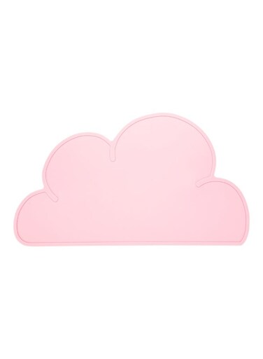Silicone Cloud Shaped Food Placemat - Pink - Non-Slip - Easy Clean - Tabletop Protection - Great For Infants, Toddlers &amp; Kids - 18 3/4" x 10 1/2" - 1ct Box