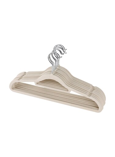 non-marking flocked hanger 10 pcs