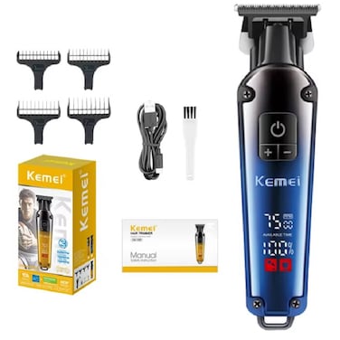 KEMEI KM-1866 Global Brand Quality Guaranteed Professional Hair Clipper Splicing Color 1200mAh 5w 7500RPM Speed Hair Shaver