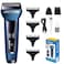 KEMEI KM-6541 3-in-1 Multi-function Clippers Nose Hair Clippers Household Waterproof Electric Shaver