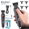 KEMEI Km-1681 Slender Light Weight New Hair Clipper Carving Head Electrical Led Hair Trimmer 7000RPM for Barber Shop