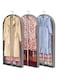 Shenehsmp 60" Long Garment Bags, Clear Plastic Clothes Covers with 4" Gussetes for Hanging Clothes Closet Storage, Breathable Protector for Dress Gowns, Suit, Coats, Sweater, Down Jacket, 3 Packs
